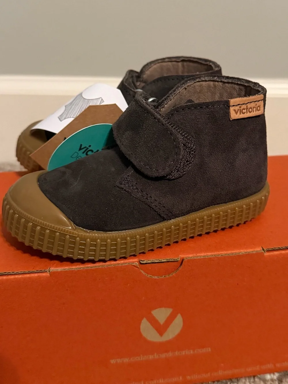 Victoria toddler suede boots